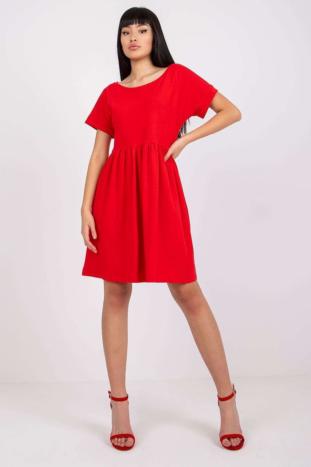 GracefulEase Cotton Flare Dress