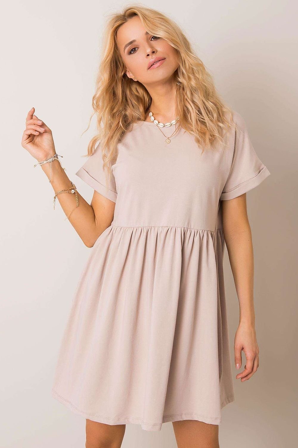 GracefulEase Cotton Flare Dress