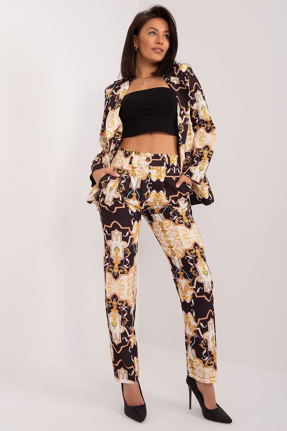 Sophisticated Soiree Jacket & Trouser Duo