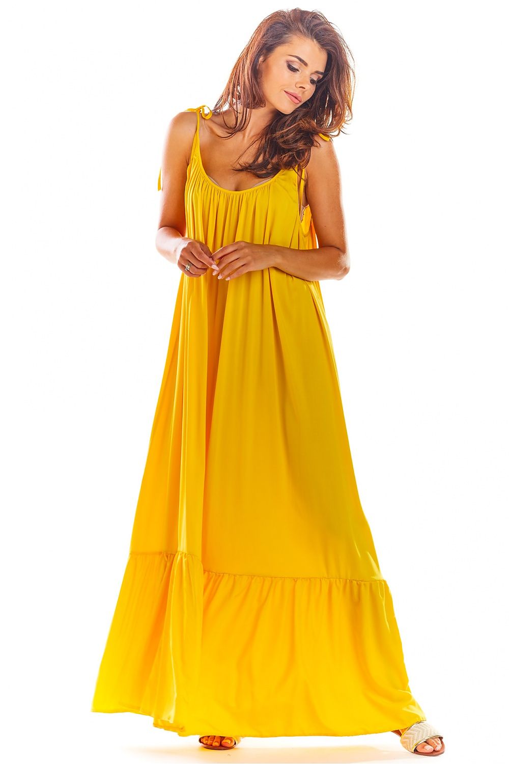 BreezeFlow Backline Dress - Yellow / one-size-fits-all - Sport Finesse