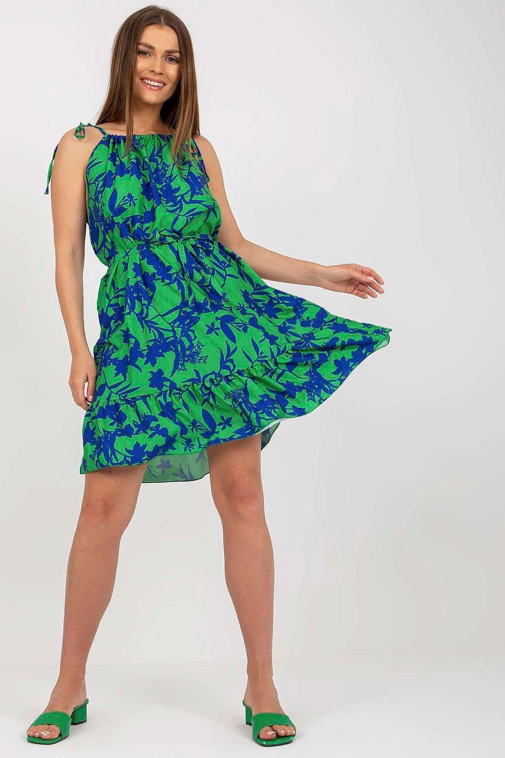 Summer Soirée Floral Tie Dress