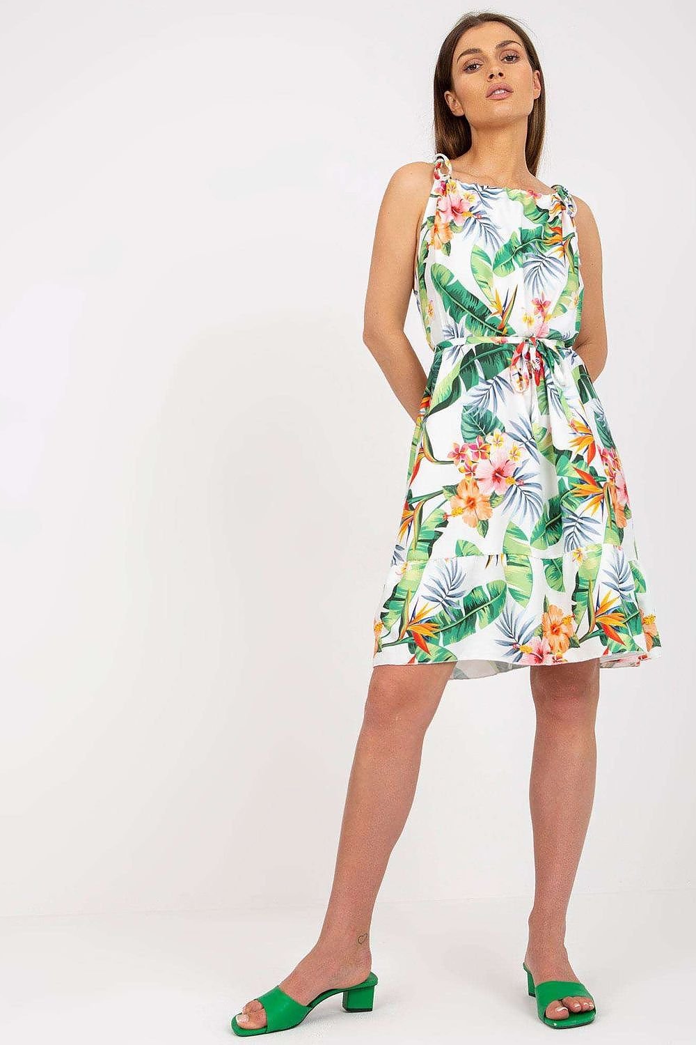 Summer Soirée Floral Tie Dress