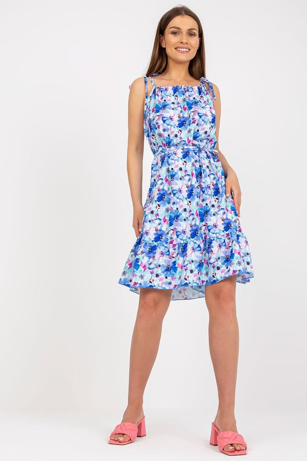 Summer Soirée Floral Tie Dress