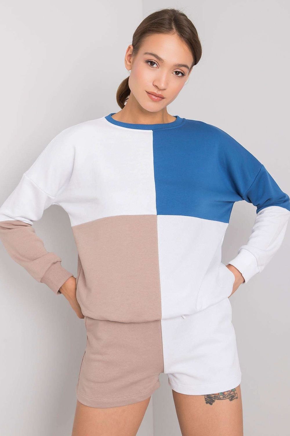 Energetic Flex Cotton Sweatshirt Blend Shorts