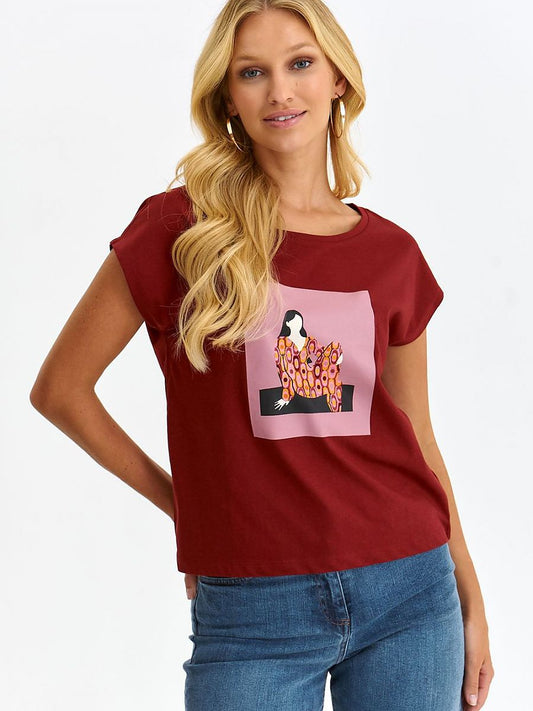 Top Secret Women Print T-Shirt