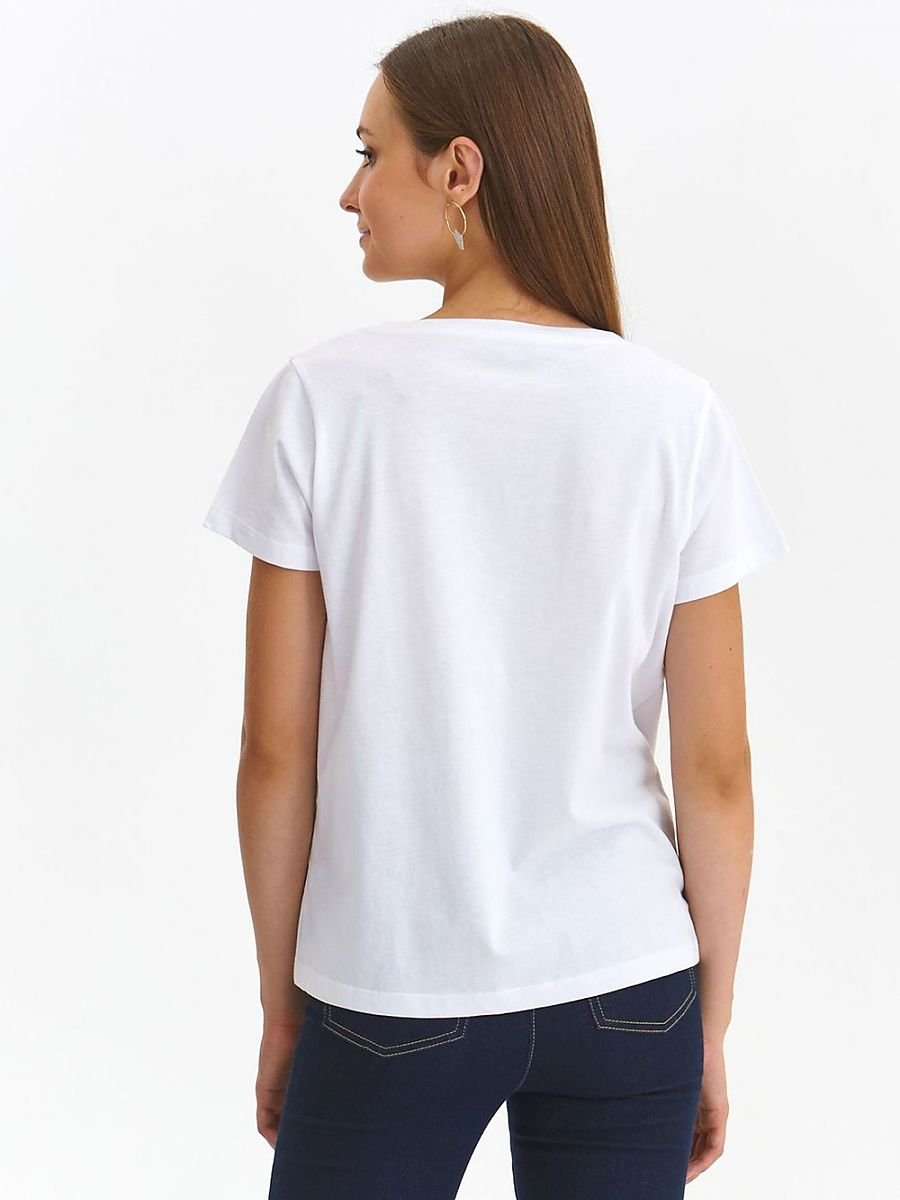 White Cherish T-shirt