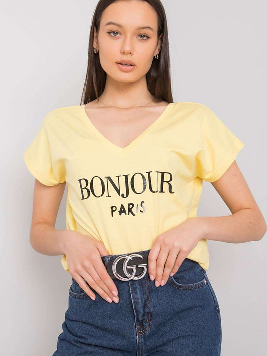 YEL Bonjour Paris Fancy T-Shirt