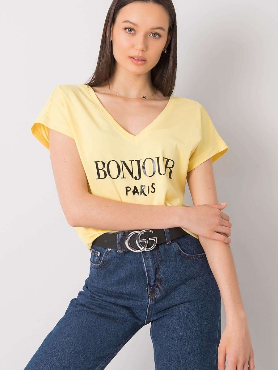 YEL Bonjour Paris Fancy T-Shirt