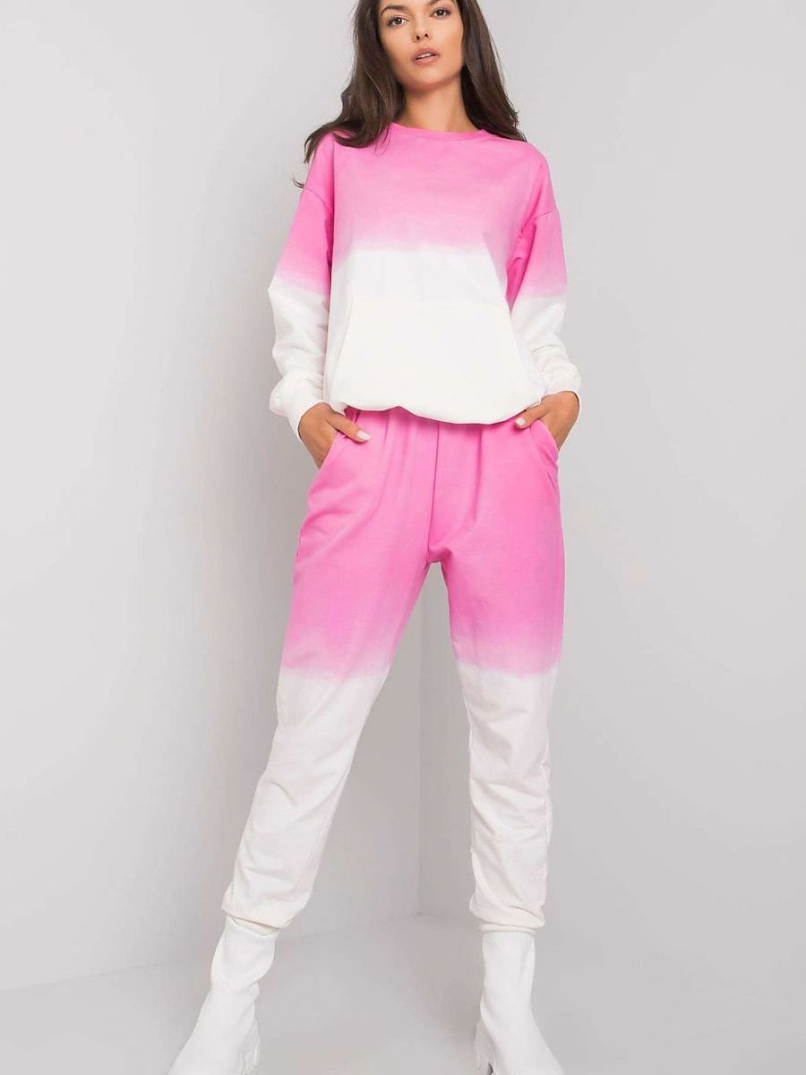 Pink White Ombre Jogger Set