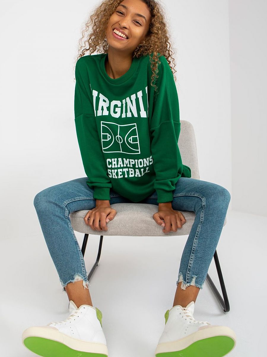 Green Virginia Basketball Fancy Sweatshirt