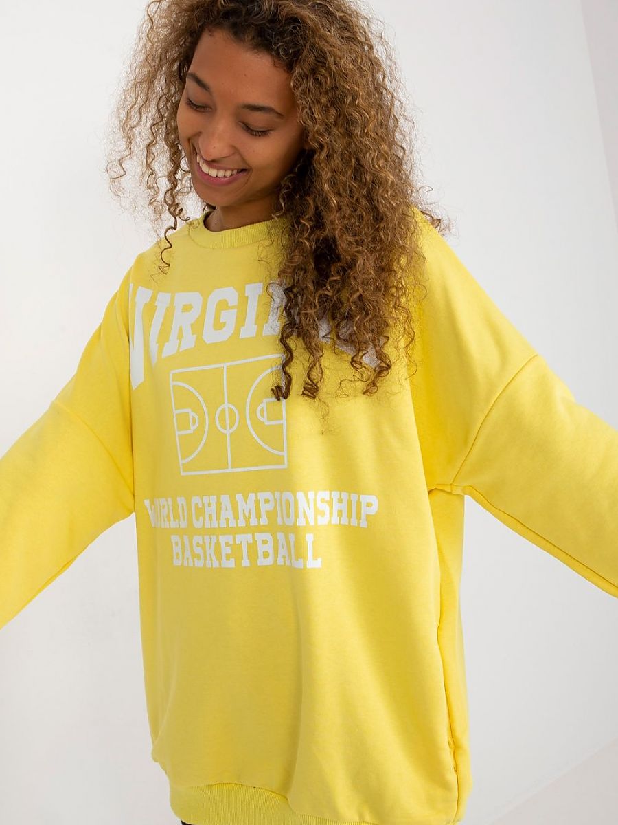 Yellow Virginia Basketball Fancy Sweatshirt