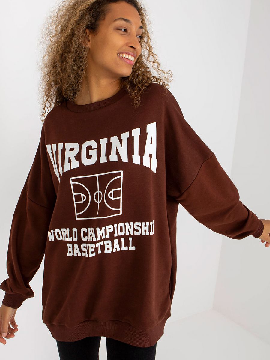 Brown Virginia Basketball Fancy Sweatshirt