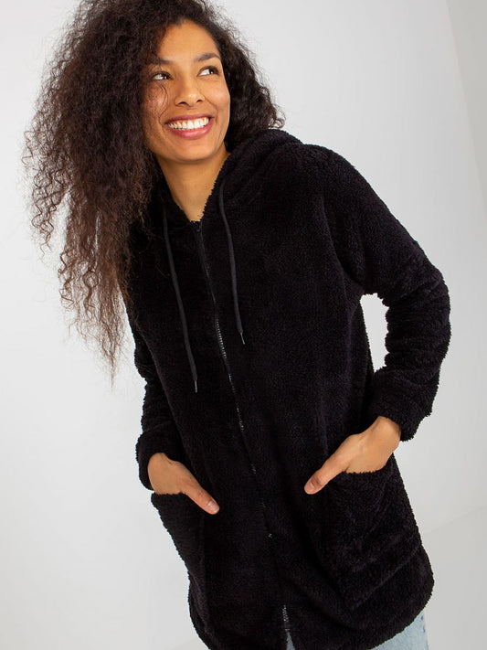 Black Fur Rue Paris Hoodie