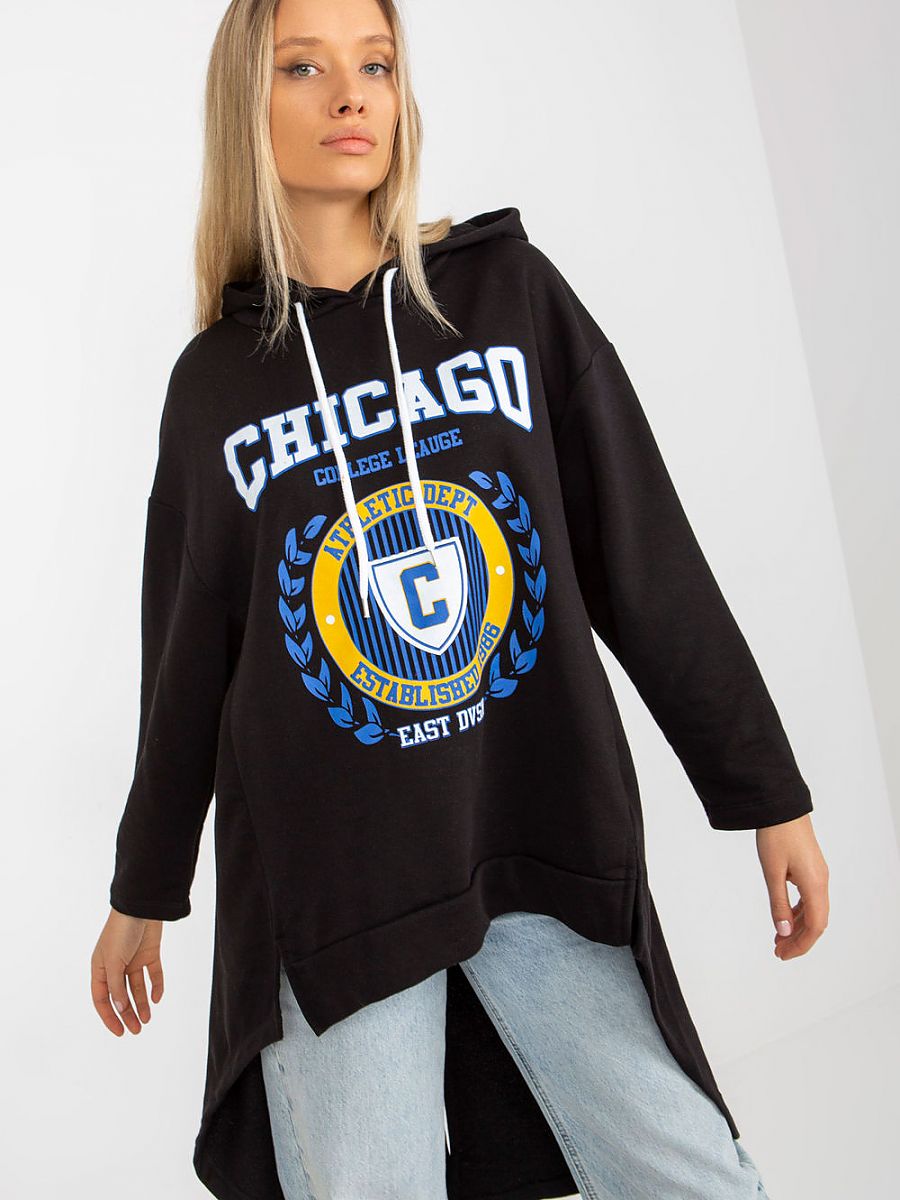 Black Chicago Sweatshirt
