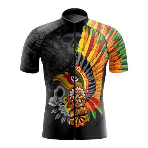 Mexican Fashion Summer Cycling Jersey - Tribe Print Jersey / XS - Sport Finesse