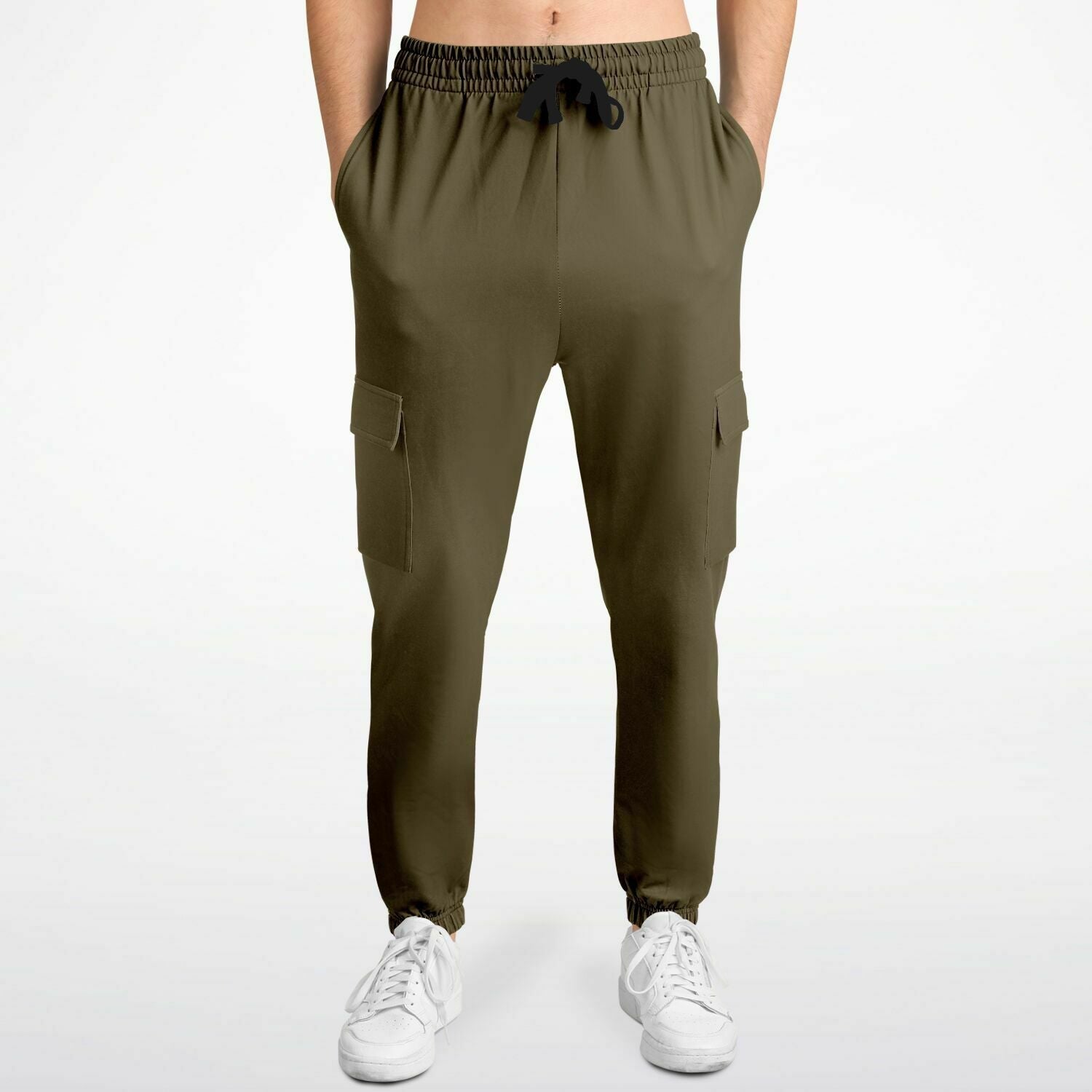 Gym Ready Cargo Sweatpants - Military Green / XS - Sport Finesse