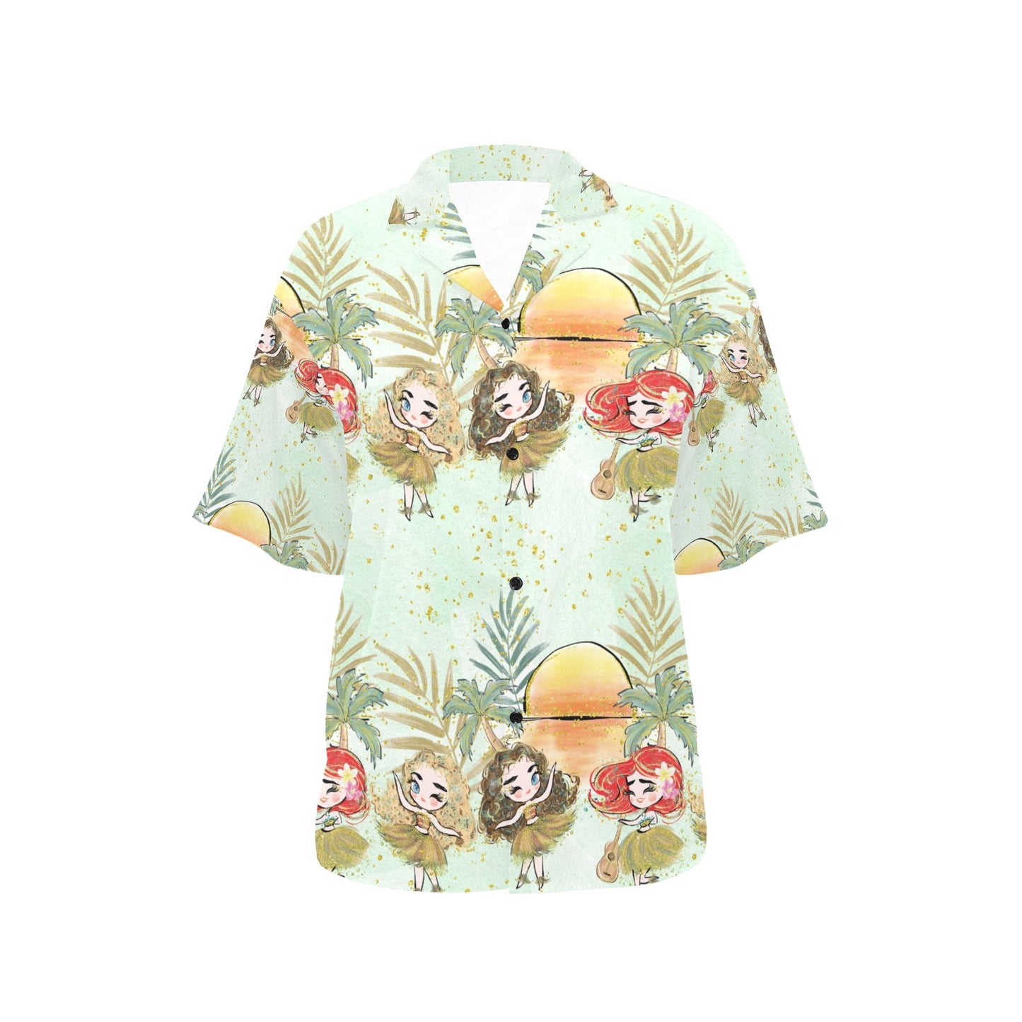 Beach Party Hawaiian Shirt for Women - Sport Finesse