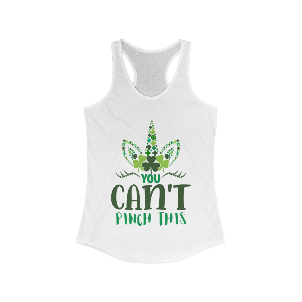 You can't pinch Unicorn Women's Racerback Tank - Solid White / XS - Sport Finesse