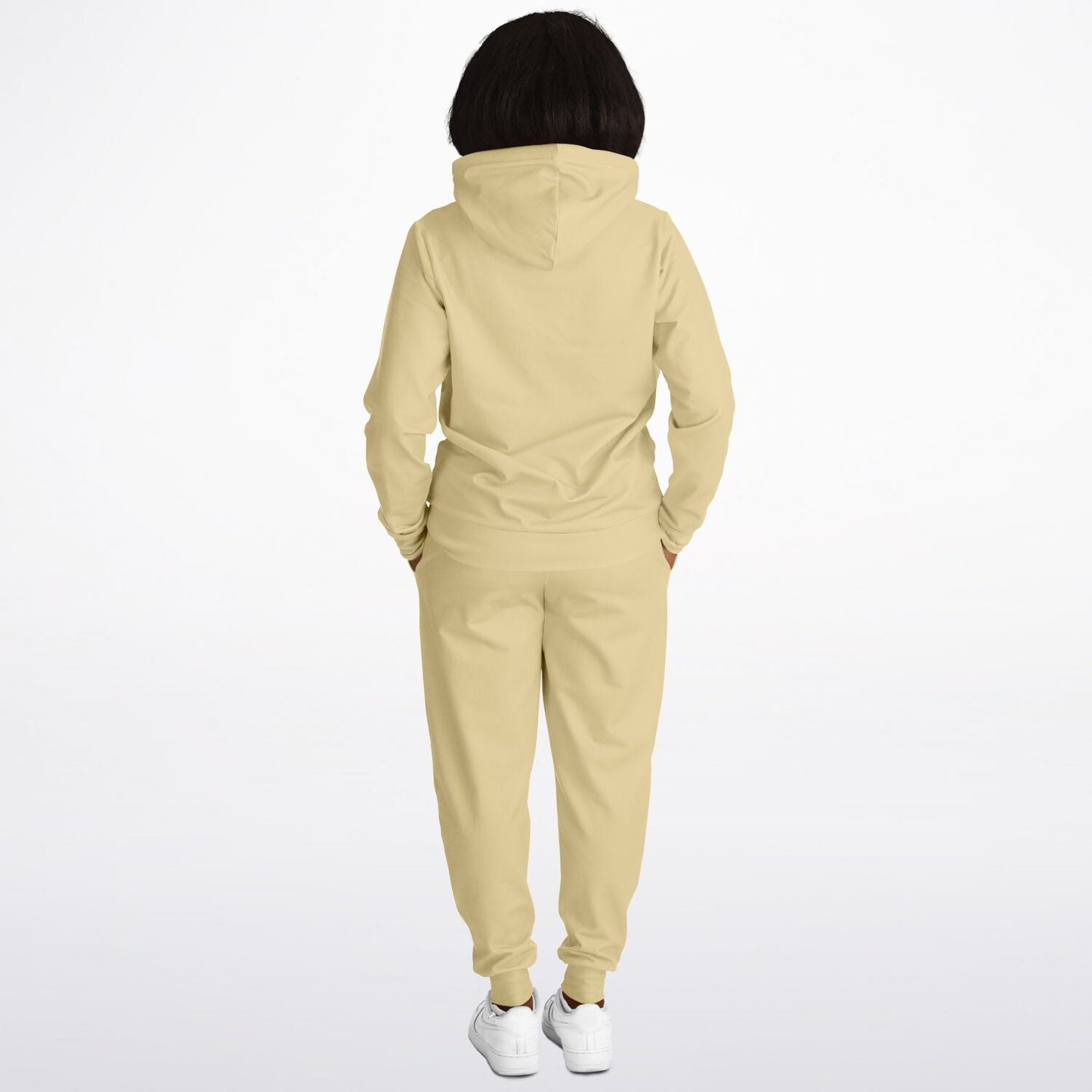 Vintage Yellow Women's Hoodie and Jogger Set - Sport Finesse