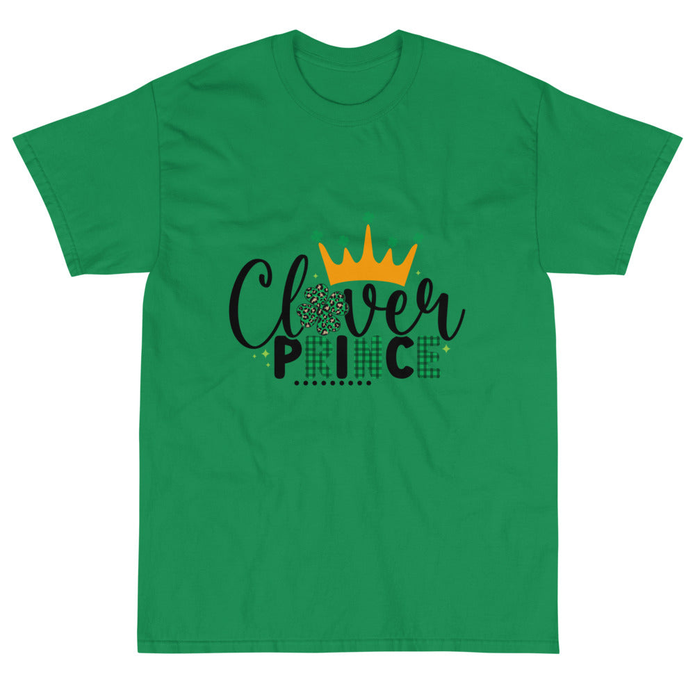 Clover Prince Patty's Day T-Shirt - Irish Green / S - Sport Finesse