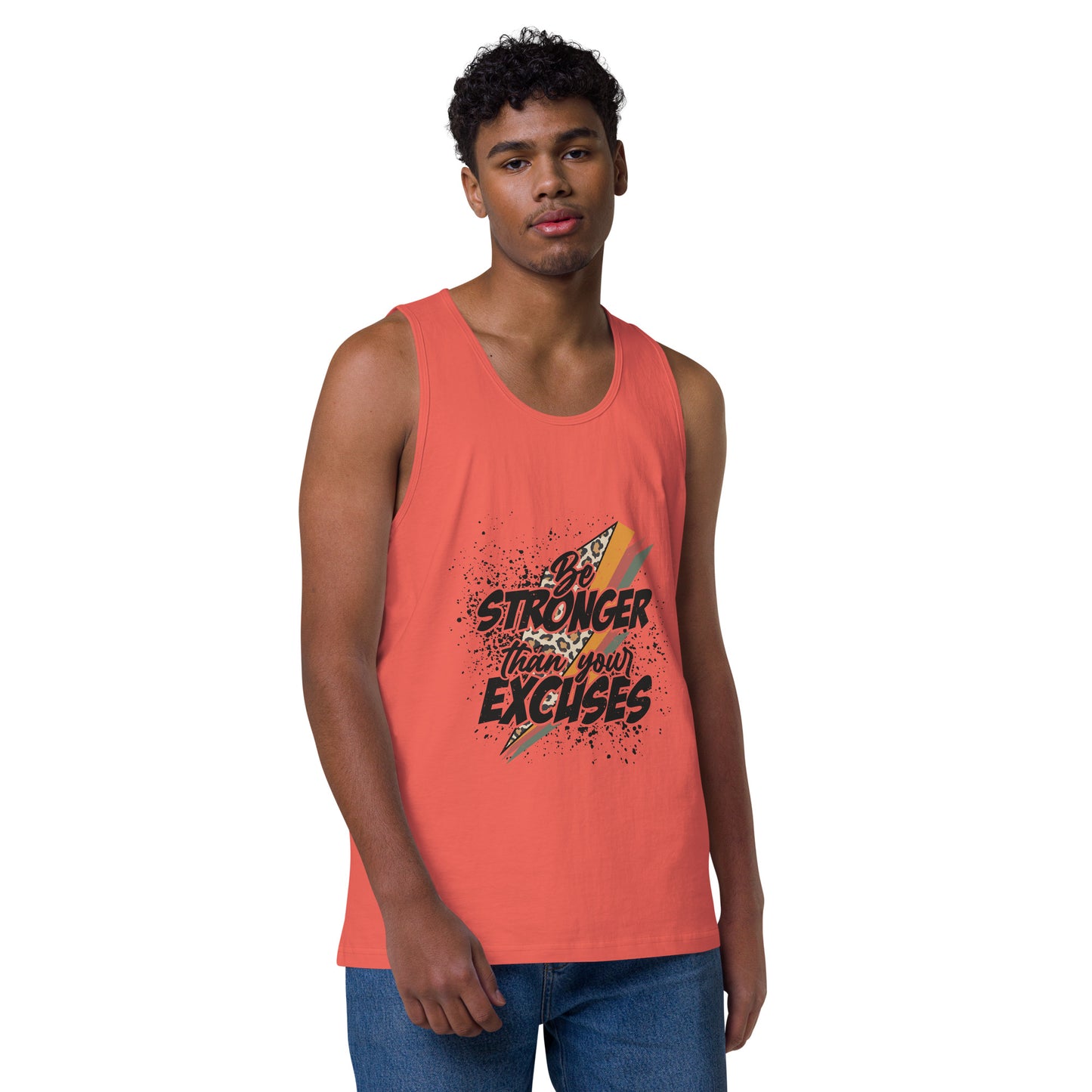 Be Stronger premium tank top - Coral / S - Sport Finesse
