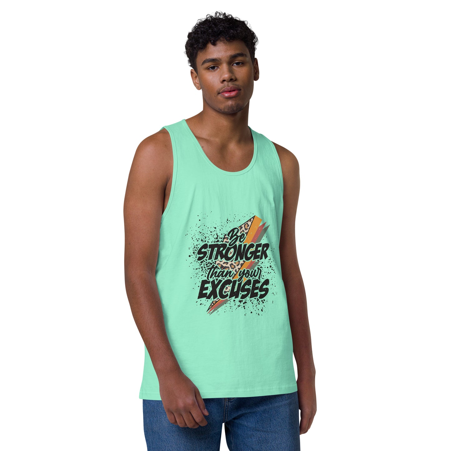 Be Stronger premium tank top - Mint / S - Sport Finesse
