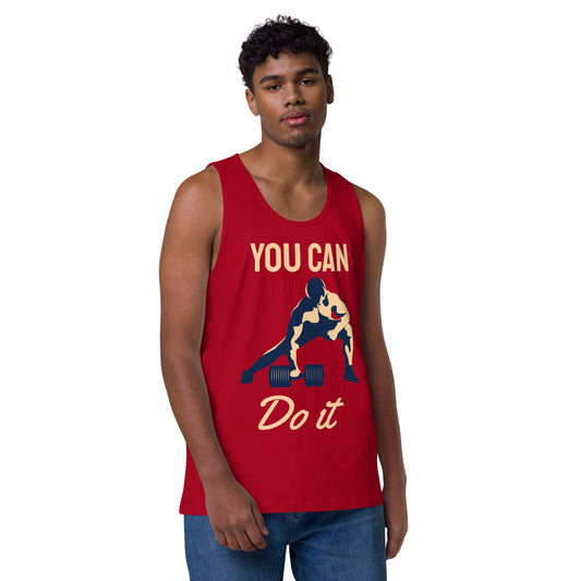 You can do it premium tank top - Red / S - Sport Finesse