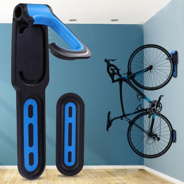 Practical Wall Hook Holder Bicycle Stand - Black Blue - Sport Finesse