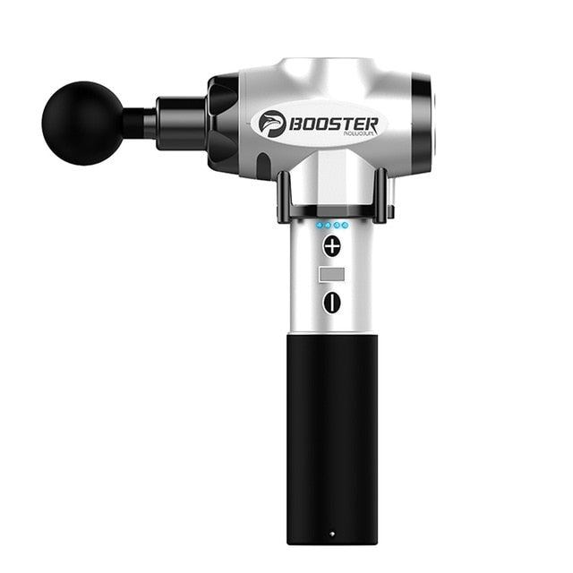 Booster E Massage Gun - Silver / UK - Sport Finesse