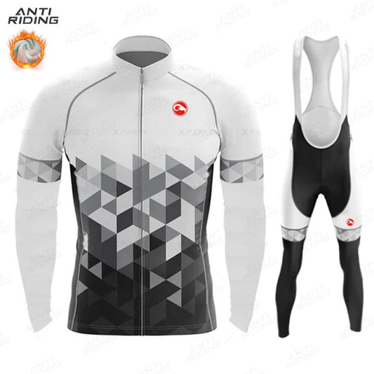 Long Sleeve Thermal Racing Cycling Suit - Style 2 / XS - Sport Finesse