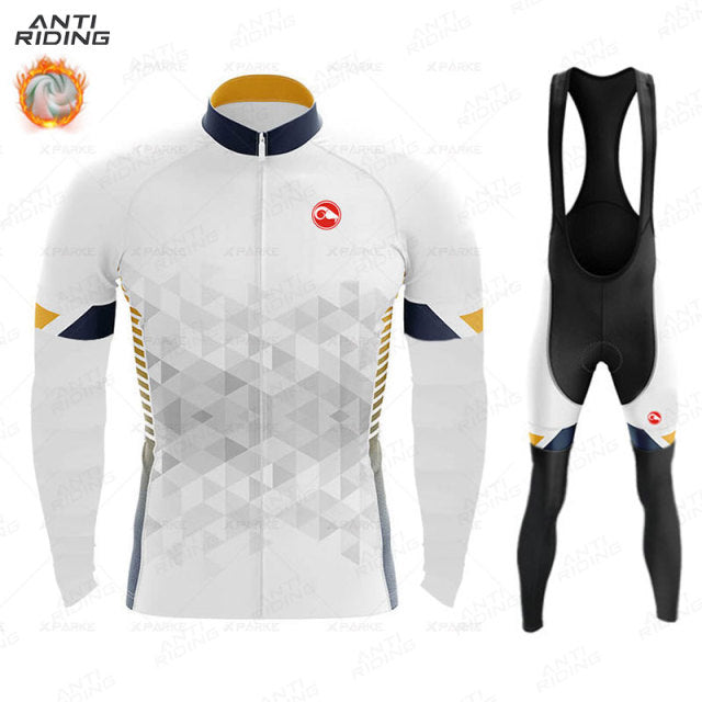 Long Sleeve Thermal Racing Cycling Suit - Style 6 / XL - Sport Finesse