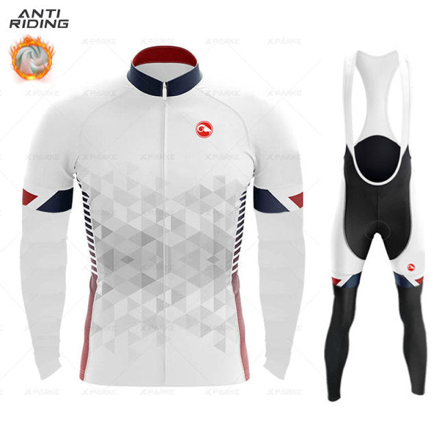 Long Sleeve Thermal Racing Cycling Suit - Style 8 / XS - Sport Finesse