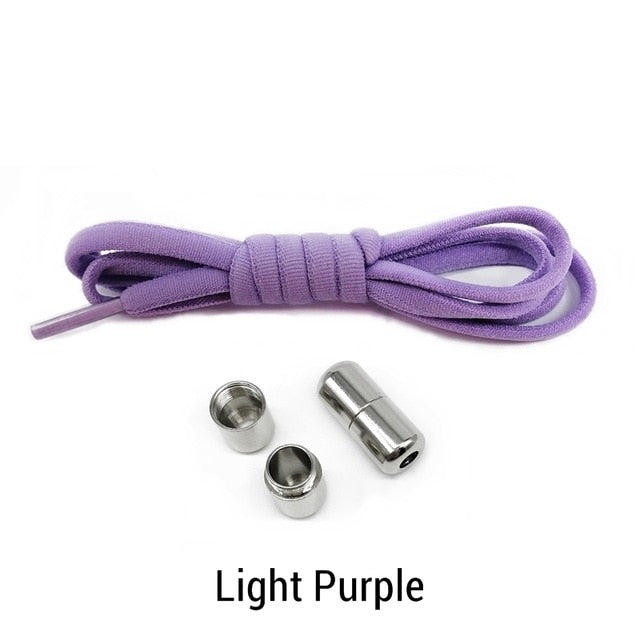Elastic No Tie Shoelaces - Light Purple - Sport Finesse