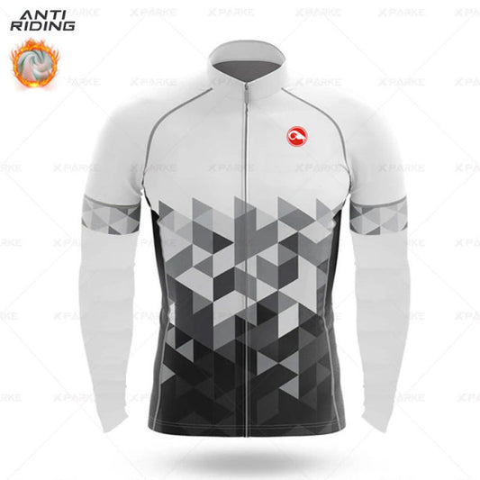 Long Sleeve Thermal Racing Cycling Jersey - Style 1 / XL - Sport Finesse