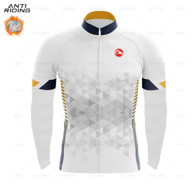 Long Sleeve Thermal Racing Cycling Jersey - Style 2 / XS - Sport Finesse