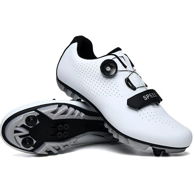 Speed Mountain Bike Cycling Shoes - White MTB / 8 - Sport Finesse