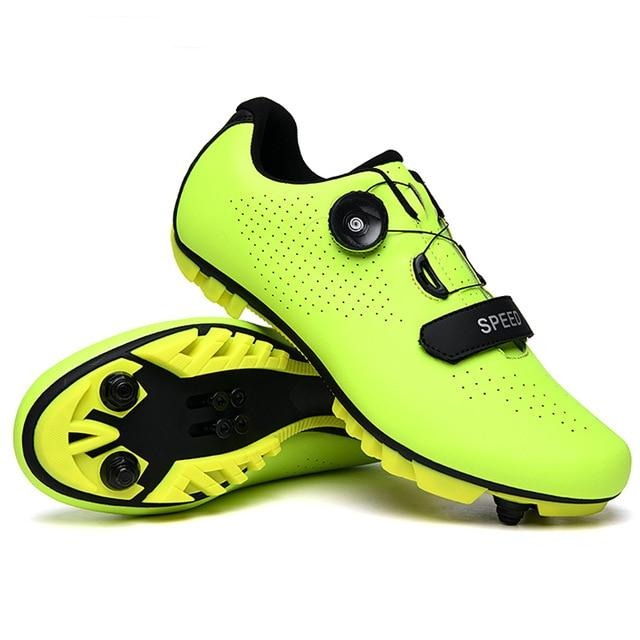 Speed Mountain Bike Cycling Shoes - Green MTB / 11 - Sport Finesse