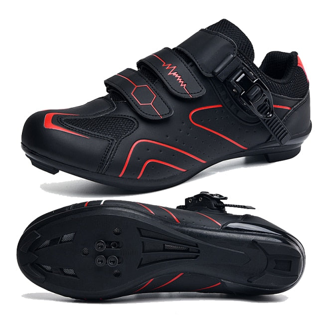Flex Road Bike Cycling Shoes - Red Road / 8 - Sport Finesse