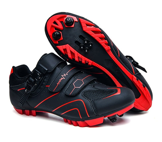 Flex Mountain Bike (MTB) Cycling Shoes - Red Mountain / 8 - Sport Finesse