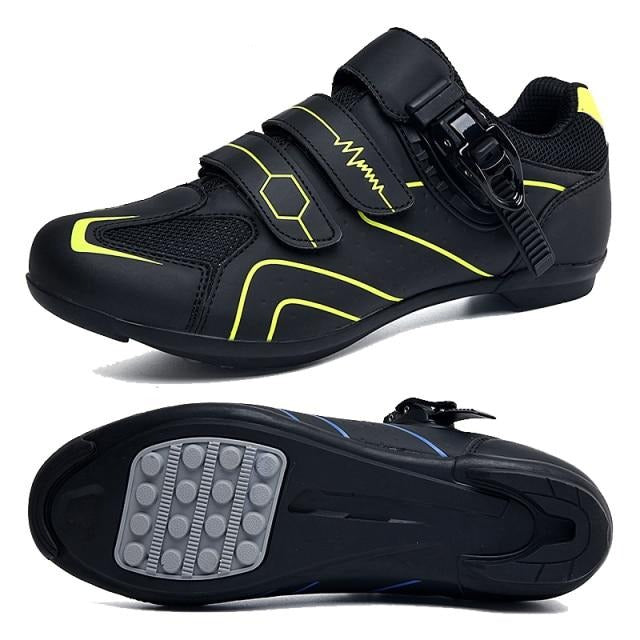 Flex Rubber Base Cycling Shoes - Green Rubber / 6.5 - Sport Finesse