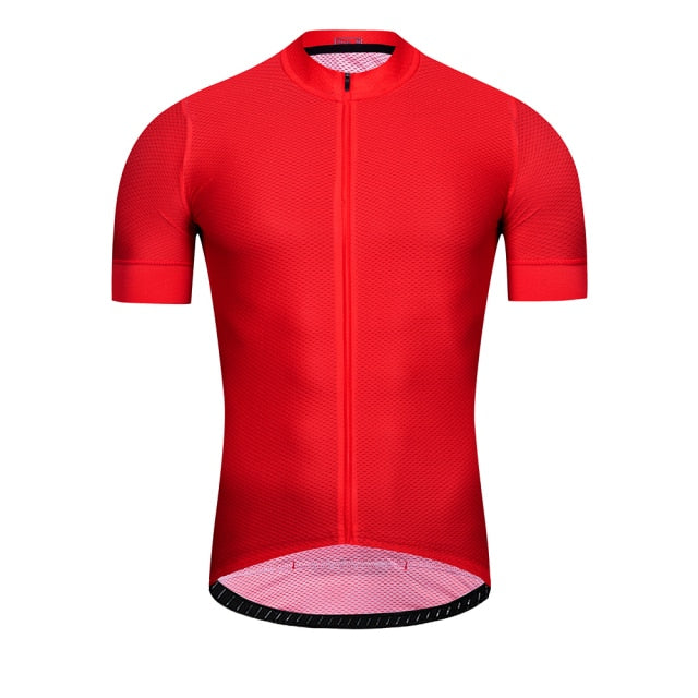 LUBI Summer Men High Quality Cycling Jersey - Red / M - Sport Finesse