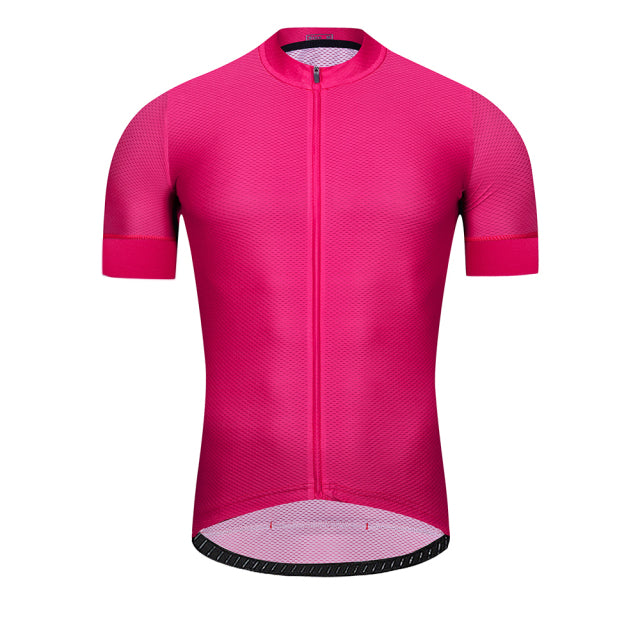 LUBI Summer Men High Quality Cycling Jersey - Pink / XL - Sport Finesse