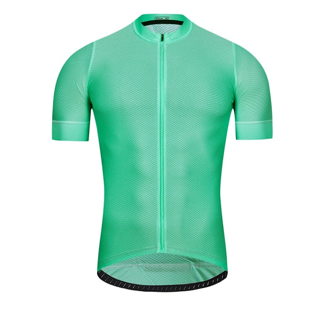 LUBI Summer Men High Quality Cycling Jersey - Light Green / XS - Sport Finesse