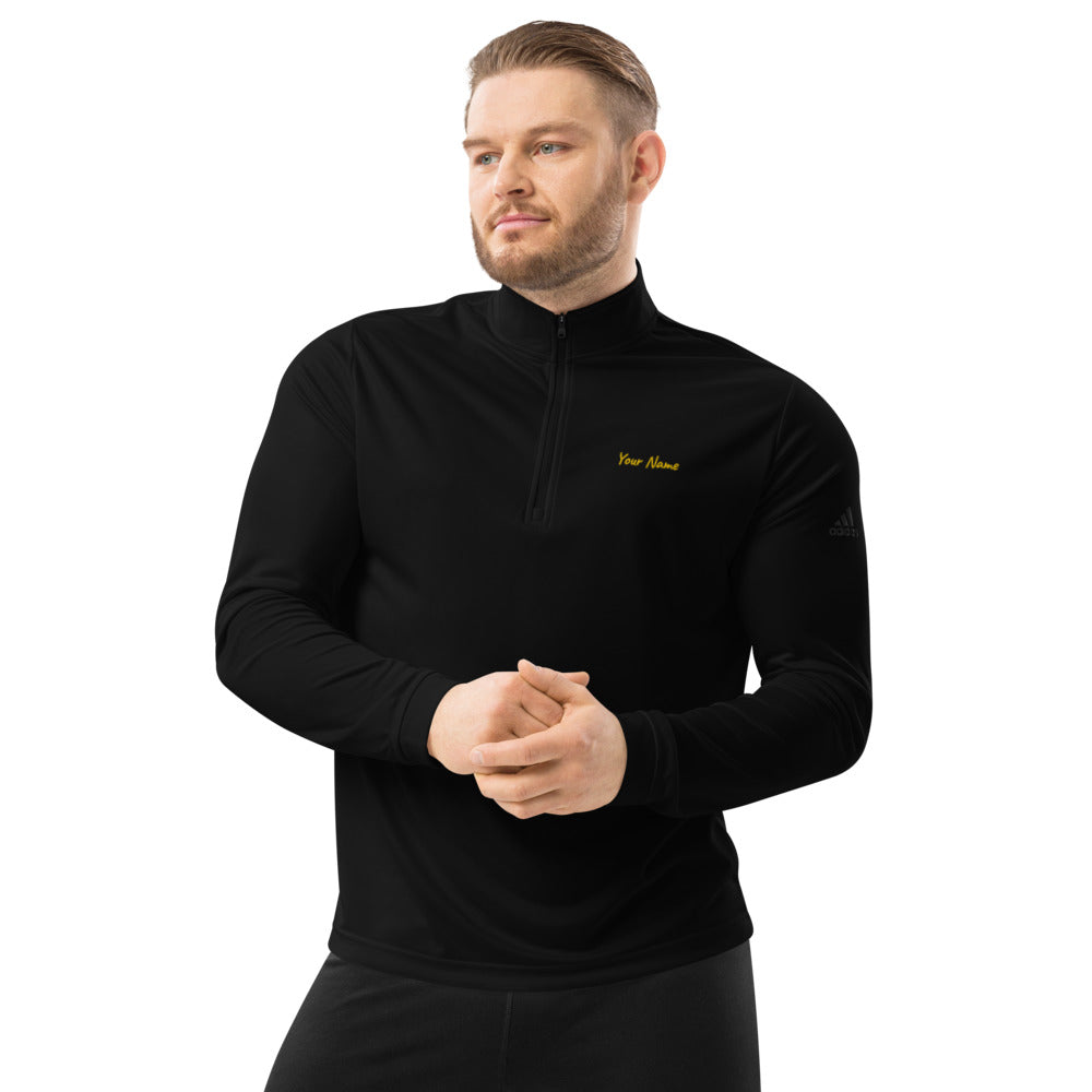 Adidas Quarter zip pullover - Black / S - Sport Finesse