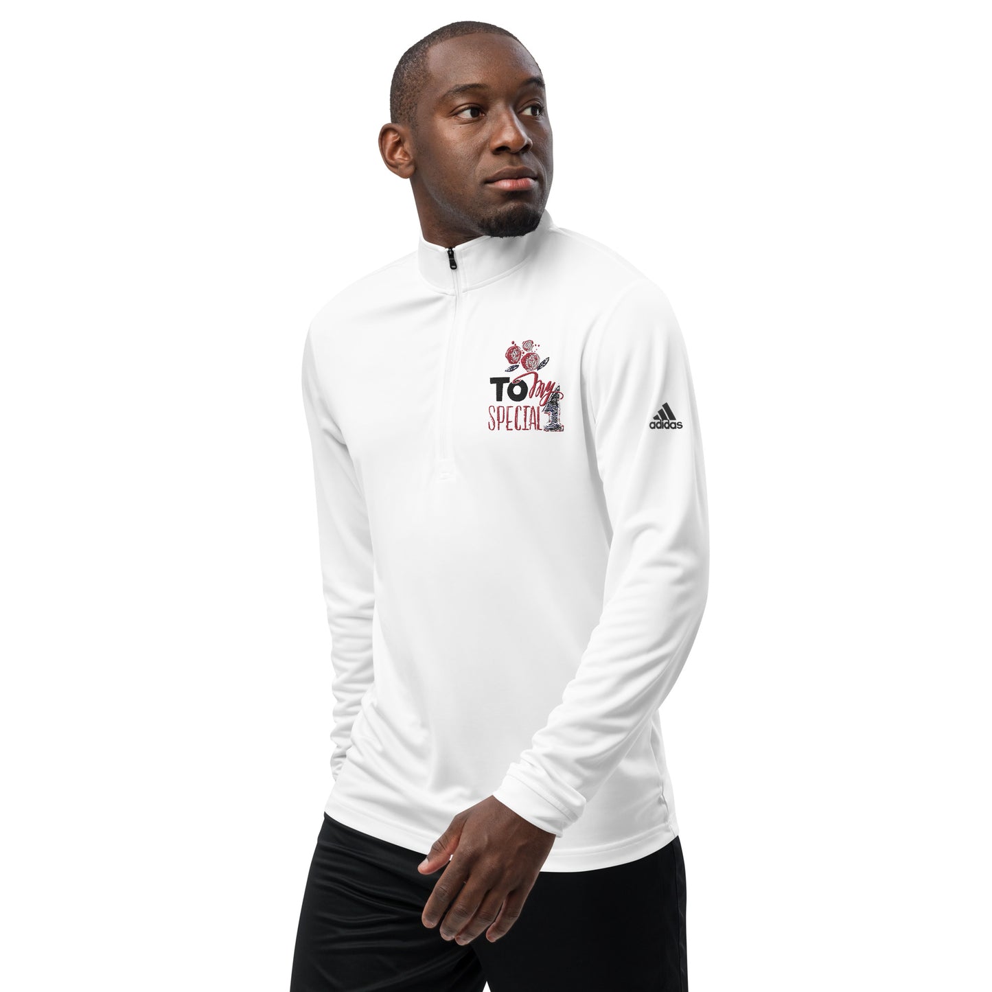 To My Special One Adidas Quarter Zip Pullover - Sport Finesse