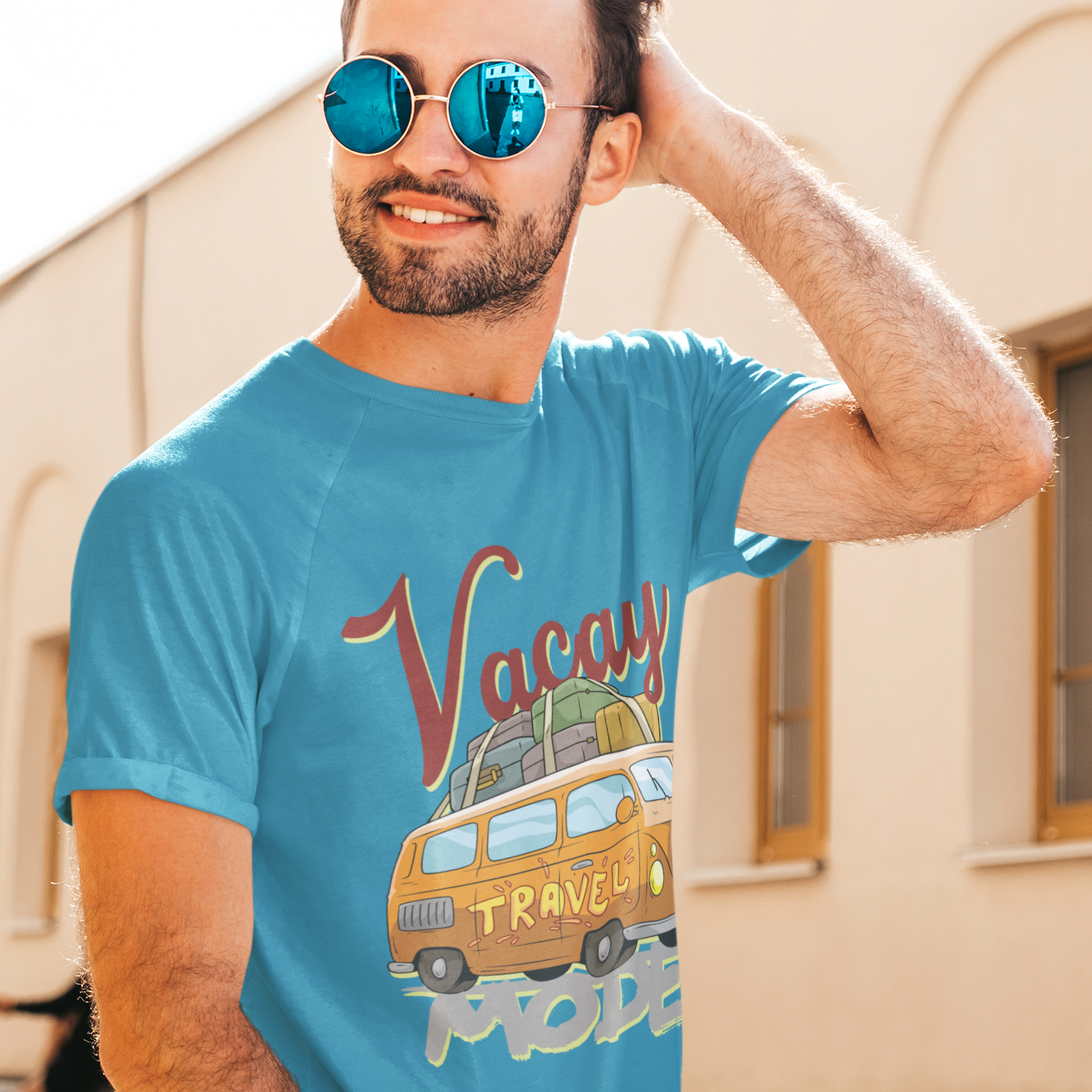 Vacay Mode Short Sleeve T-Shirt - Sapphire / S - Sport Finesse