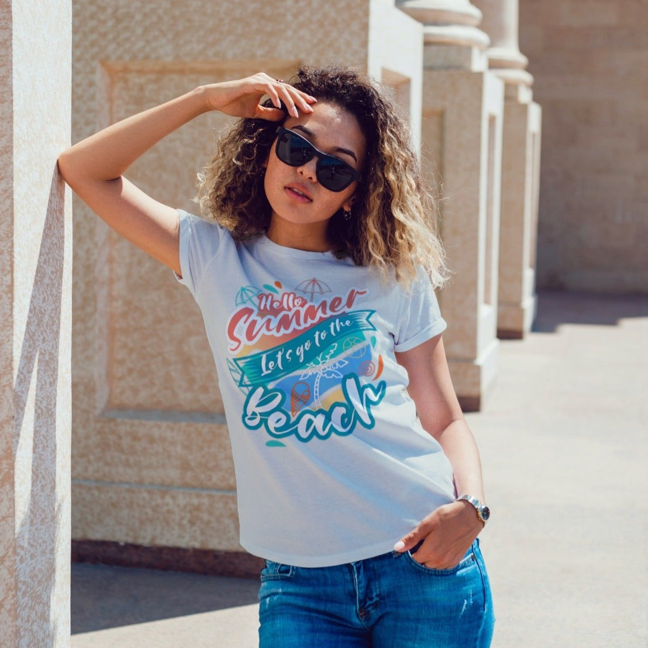 Lets go to the beach Unisex T-Shirt - Sport Finesse
