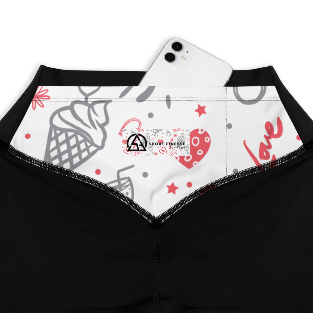 Ice cream love for you Sports Leggings - Sport Finesse