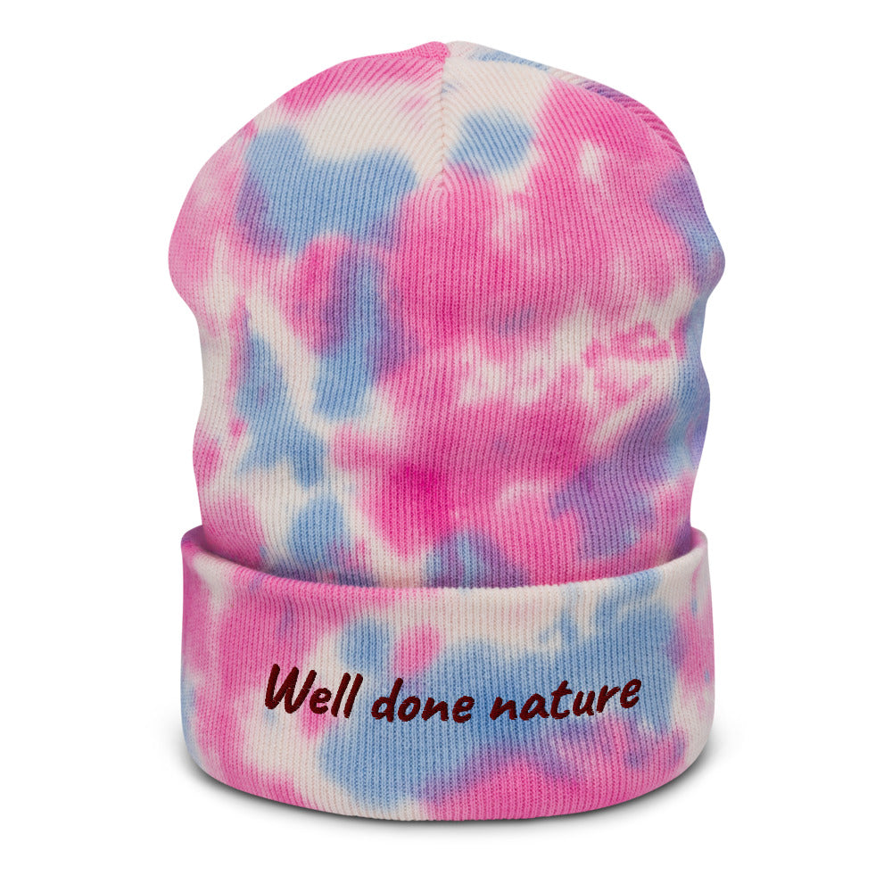 Well Done Nature Tie-dye beanie - Cotton Candy - Sport Finesse