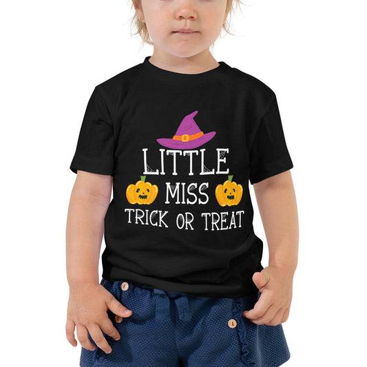 Little Miss Trick or Treat Toddler Tee - 2T - Sport Finesse